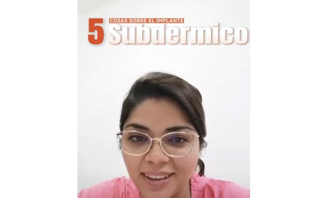 5 cosas sobre el implante subdérmico